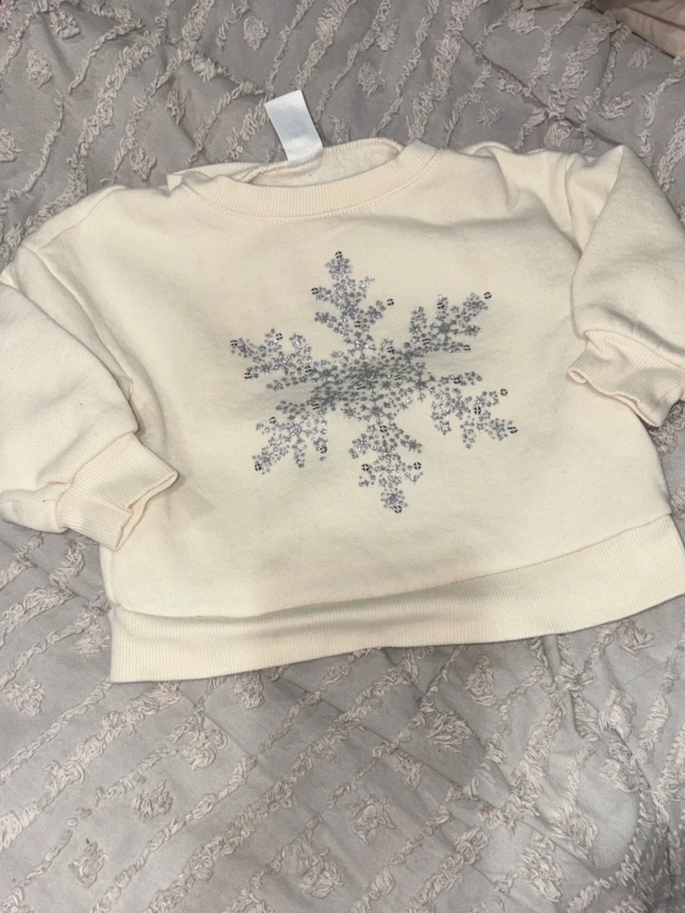Carter’s Holiday Set 18M | Snowflake Sweater Tutu Shoes Headband - Picture 9 of 11